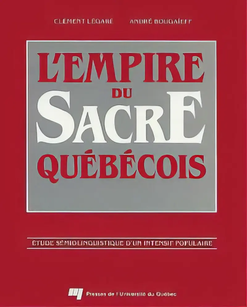 Couverture : L'empire du sacre québécois