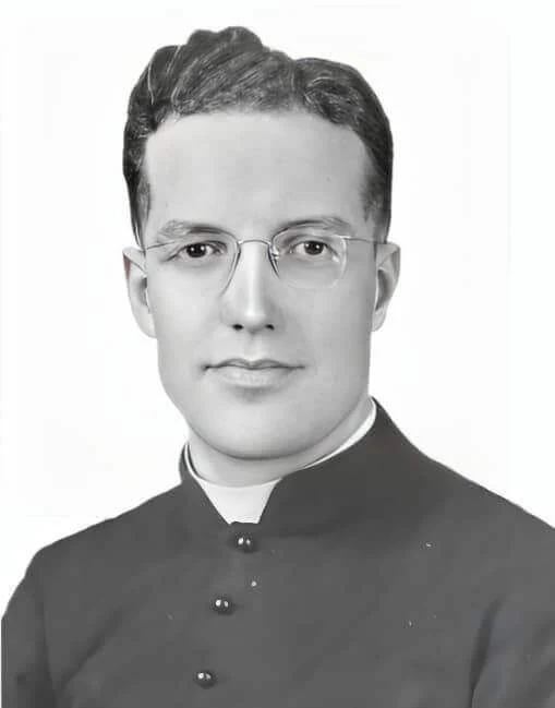 Archival portrait of Father Gérard Labrie