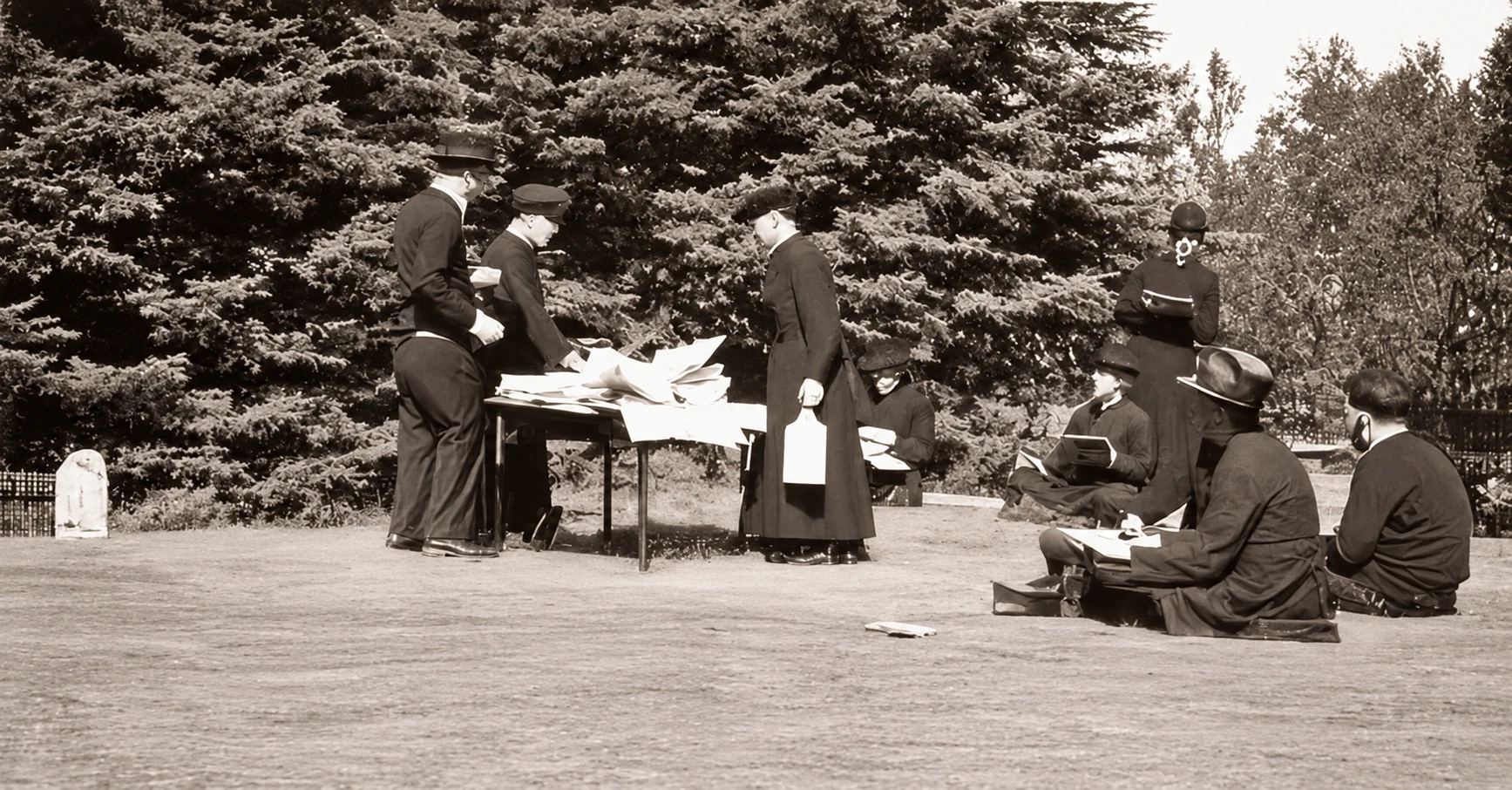 The priests in the countryside