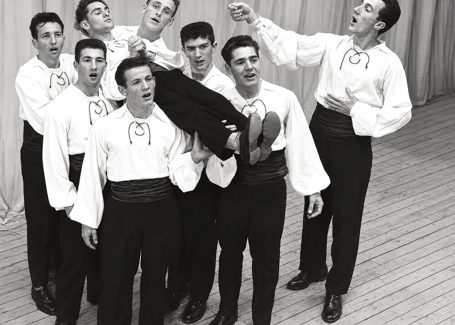 The Gamins de la gamme choir in 1957