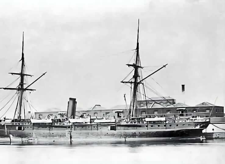 The ship Le Douro in port