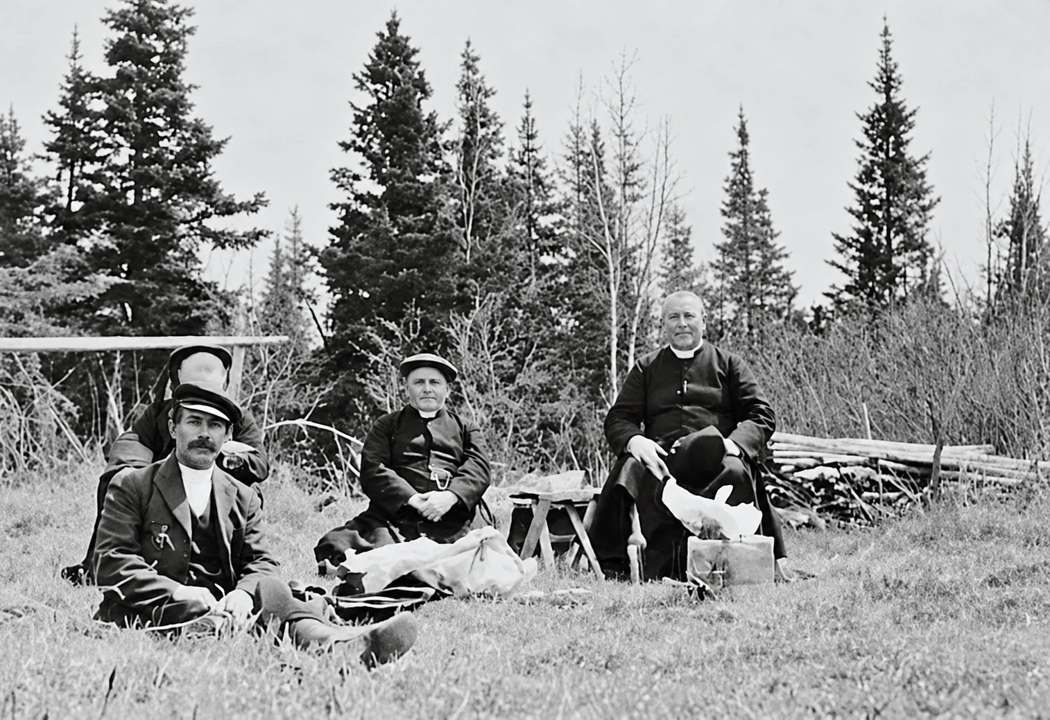 Missionaries at Camp Noé near Sept-Îles