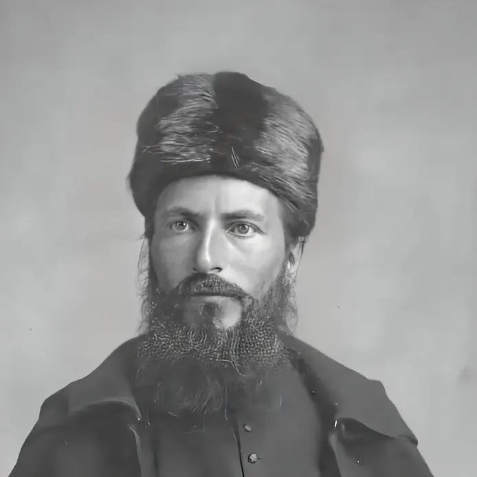 Portrait of an Eudist priest in missionary dress